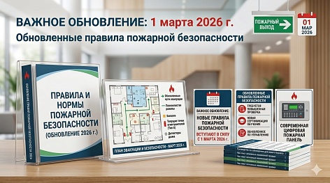 Обновление правил пожарной безопасности с 1 марта 2026 года